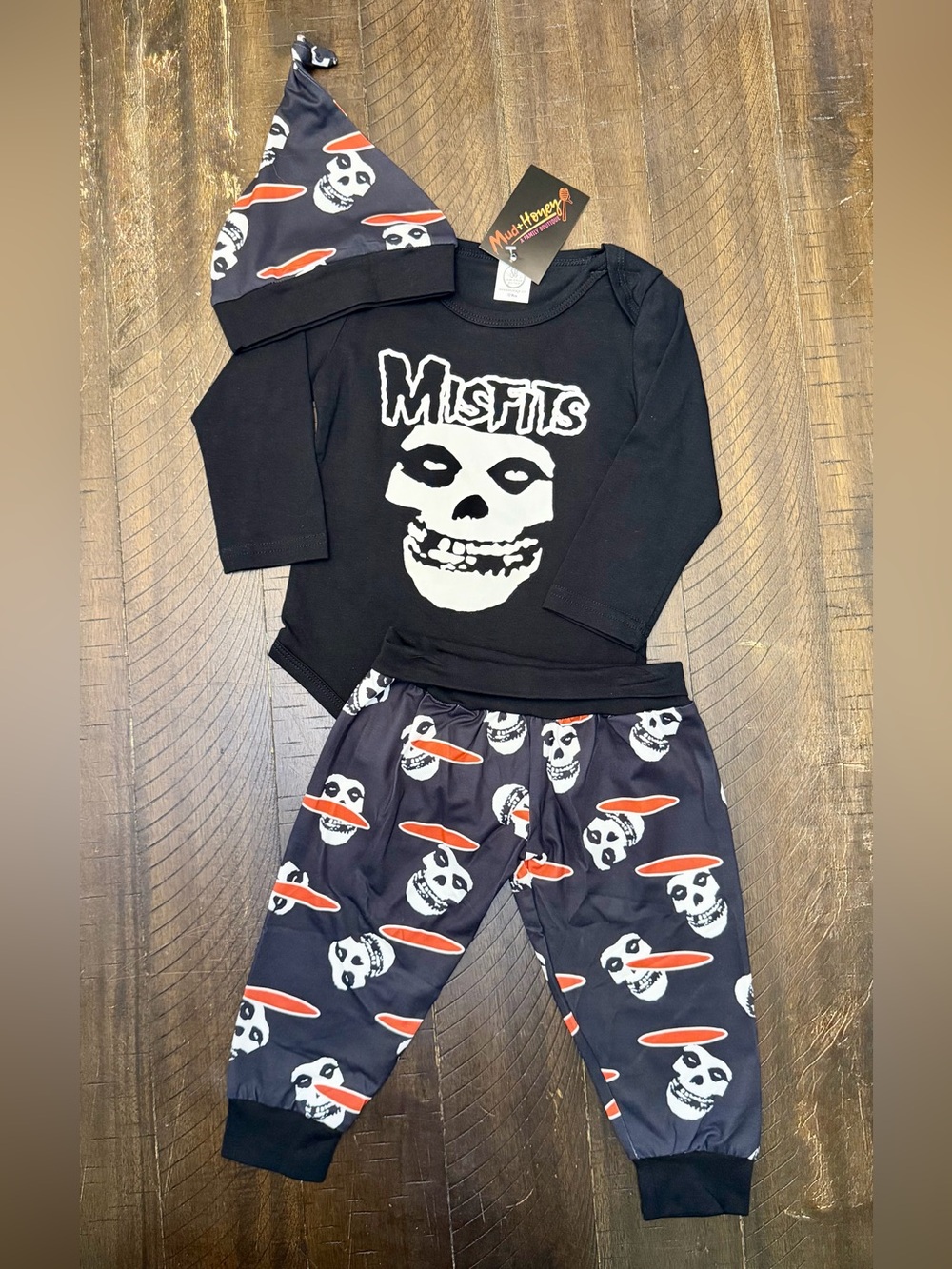 Brand New Infants 12 Months Misfits Band Outfit